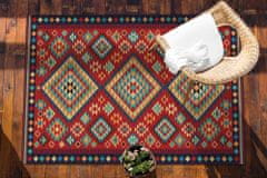 kobercomat.sk Krásny vonkajšie koberec Retro farebné trojuholníky 150x225 cm 