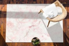 kobercomat.sk Moderná podlahová krytina na terase Biele a ružové kamenné 140x210 cm 