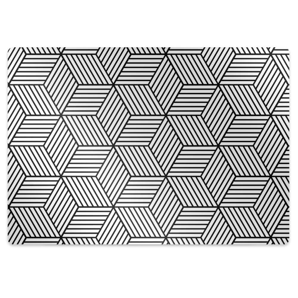 kobercomat.sk Podložka pod stoličku geometrické ilúzie 120x90 cm 15 cm 
