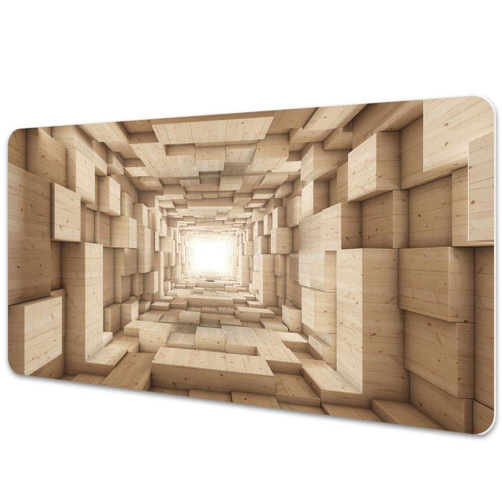 kobercomat.sk Ochranná podložka na stôl abstraktné drevo 90x45 cm 