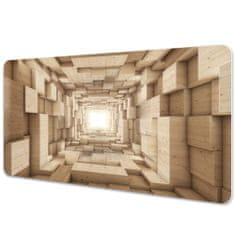 kobercomat.sk Ochranná podložka na stôl abstraktné drevo 90x45 cm 