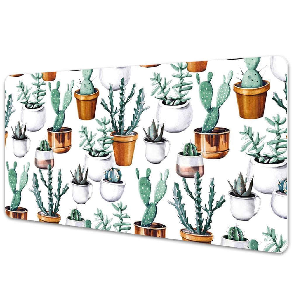 kobercomat.sk Stolová podložka Kaktusy v kvetináčoch 120x60 cm 