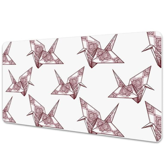 kobercomat.sk Veľká ochranná podložka na stôl origami vtáky