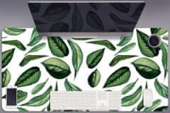 kobercomat.sk Podložka na písací stôl zelené listy 120x60 cm 
