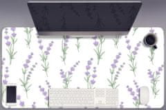 kobercomat.sk Podložka na písací stôl kvety levandule 90x45 cm 