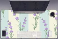 kobercomat.sk Podložka na písací stôl kvety levandule 100x50 cm 