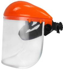 MAR-POL Ochranná maska s plexisklom pre kosenie trávy, oranžová