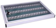 XLtools Skrinka hliníková na kľúče pre 48 kľúčov, 40x555x375mm