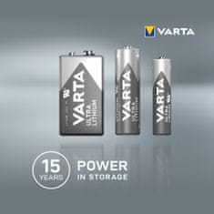 VARTA Batérie Ultra Lithium 4 AAA 6103301404