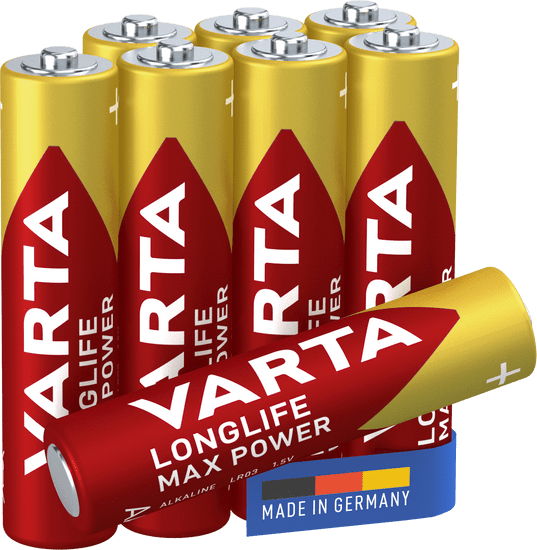 VARTA Batérie Longlife Max Power 6+2 AAA 4703101448