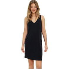 Vero Moda Dámske šaty VMFILLI Regular Fit 10265015 Black (Veľkosť XS)