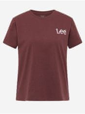 Lee Vínové dámske tričko Lee S