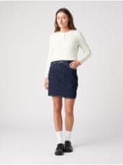 Wrangler Tmavomodrá dámska rifľová sukňa Wrangler XL