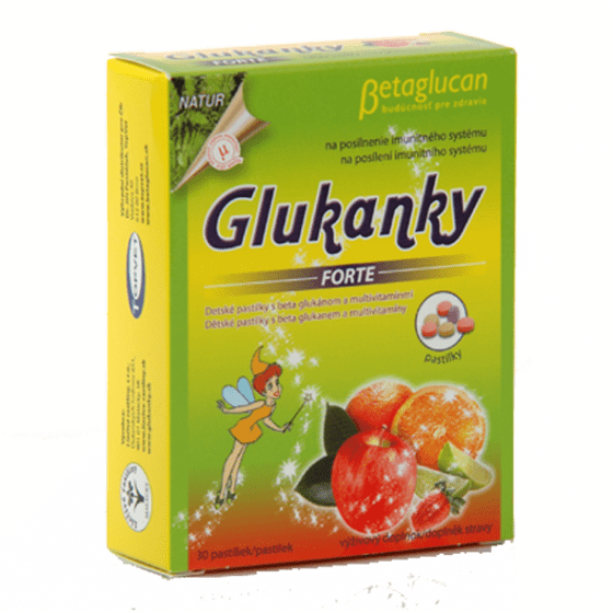 Liečive rastliny Glukány forte - detské pastilky