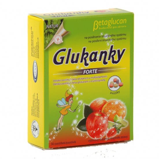 Liečive rastliny Glukány forte - detské pastilky