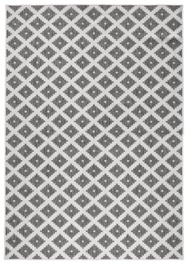 NORTHRUGS Kusový koberec Twin-Wendeteppiche 103126 grau creme – na von aj na doma