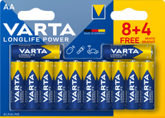 VARTA Batéria Longlife Power 8+4 AA 4906121472