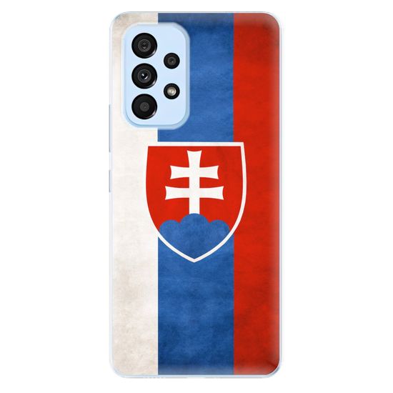 iSaprio Silikónové puzdro - Slovakia Flag pre Samsung Galaxy A53 5G