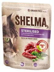 bezobilné granule STERILE s čerstvým hovädzím pre dospelé mačky 1,4 kg