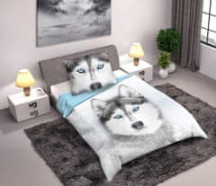 FARO Textil Bavlnená posteľná bielizeň Wild Husky 140x200 cm