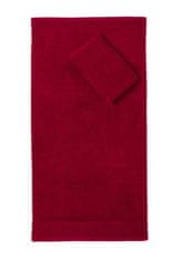 FARO Textil Bavlnený uterák Aqua 50x100 cm bordový