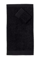 FARO Textil Bavlnený uterák Aqua 50x100 cm čierny