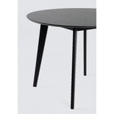 Actona Okrúhly jedálenský stôl 105 cm Roxb čierny