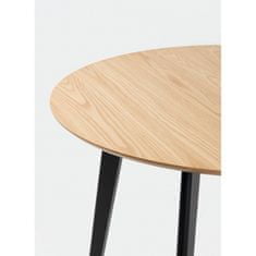 Actona Okrúhly jedálenský stôl Roxy 105 cm hnedý/čierna
