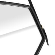 HOMEDE Nástenné zrkadlo Ebi čierne, velikost 54x47,5x3