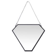 HOMEDE Nástenné zrkadlo Mina čierne, velikost 55x5x46
