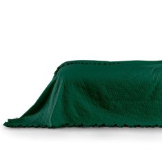 AmeliaHome Prikrývka na posteľ Tilia fľaškovo zelená, velikost 170x210