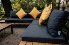 Bello Giardino Súprava záhradného nábytku Massimo sivá