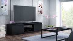 Topeshop TV stolík KARO RTV LCD 140 čierny
