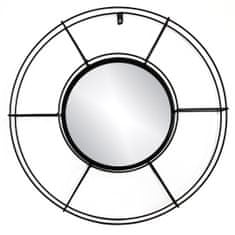 HOMEDE Zrkadlo Tesia čierne, velikost 56x4,5x56