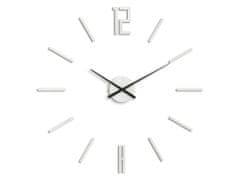 ModernClock 3D nalepovacie hodiny Carlo biele