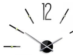 ModernClock 3D nalepovacie hodiny Sofia čierne