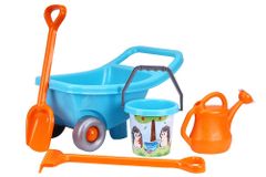 Lean-toys Záhradný trakař modrý 4265