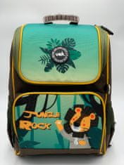 Klarion Krásna ergonomická školská taška Lion Rock