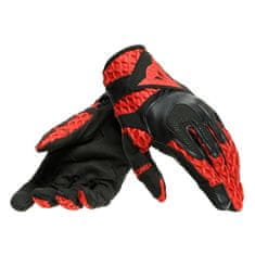 Dainese AIR-MAZE UNISEX ľahké letné rukavice čierne/červené-veľkosť XXS