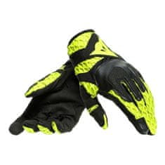 Dainese AIR-MAZE UNISEX ľahké letné rukavice čierna/fluo-žltá-veľkosť S