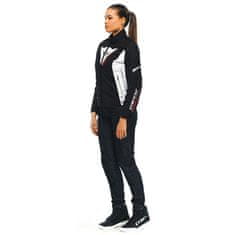 Dainese VELOCE D-DRY LADY športová textilná bunda black/white/lava-red-veľkosť 44