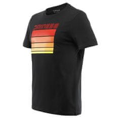 Dainese STRIPES pánska košeľa čierna/oranžová