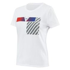 Dainese ILLUSION LADY tričko biele/tmavosivé/červené veľkosť XS