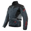 TEMPEST 3 D-DRY pánska turistická textilná bunda ebony/black/lava-red-veľkosť 48