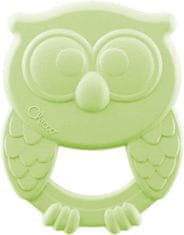 Chicco Hryzátko Eco+ Sova Owly zelená 3m+