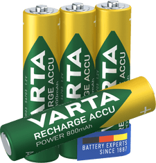 VARTA Nabíjacie batérie Power 4 AAA 800 mAh R2U 56703101404