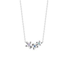 Preciosa Nežný strieborný náhrdelník Fresh s kubickou zirkóniou Preciosa 5344 70