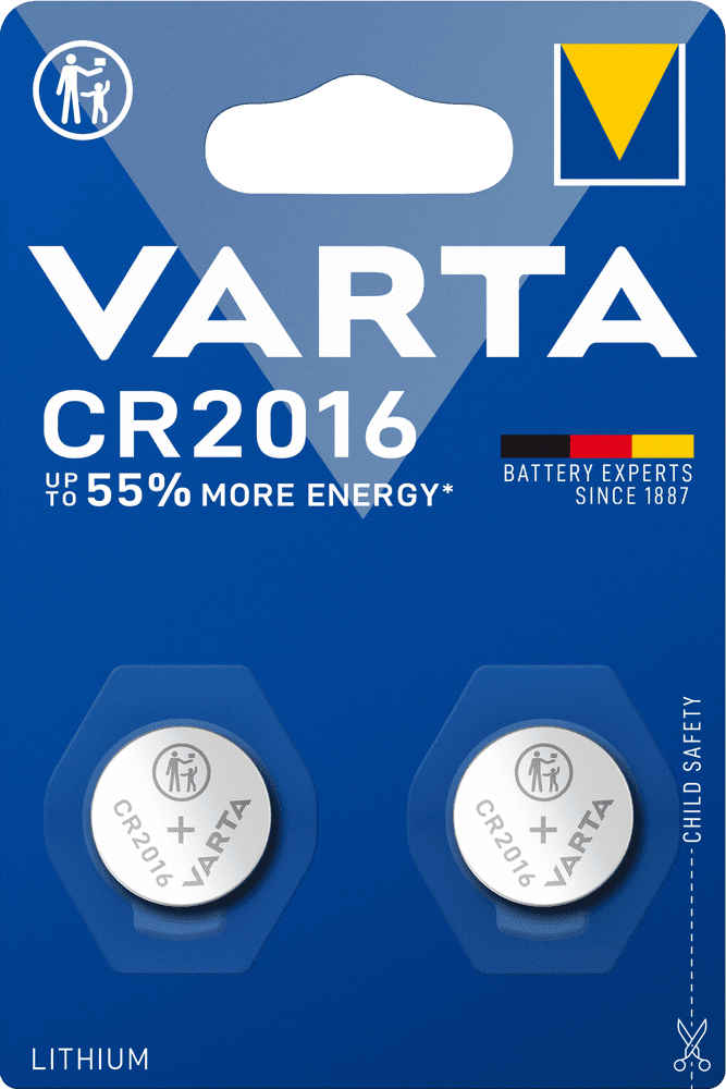 VARTA CR 2016 2pack 6016101402