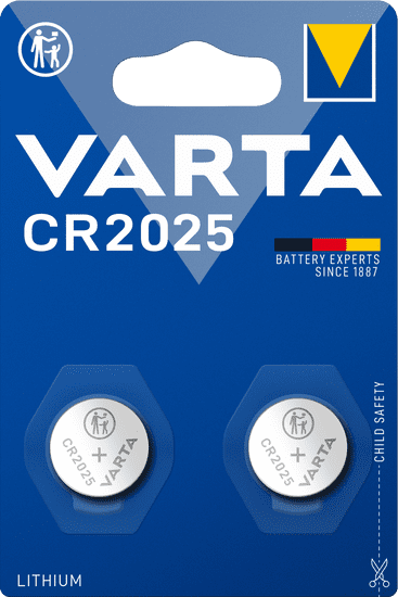VARTA CR 2025 2pack 6025101402
