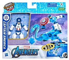 Avengers figúrka Bend and Flex CAP - ľadová misia